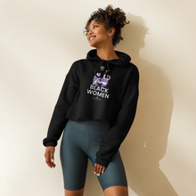 Load image into Gallery viewer, Buy Weed from Black Women CROP Hoodie-SALE
