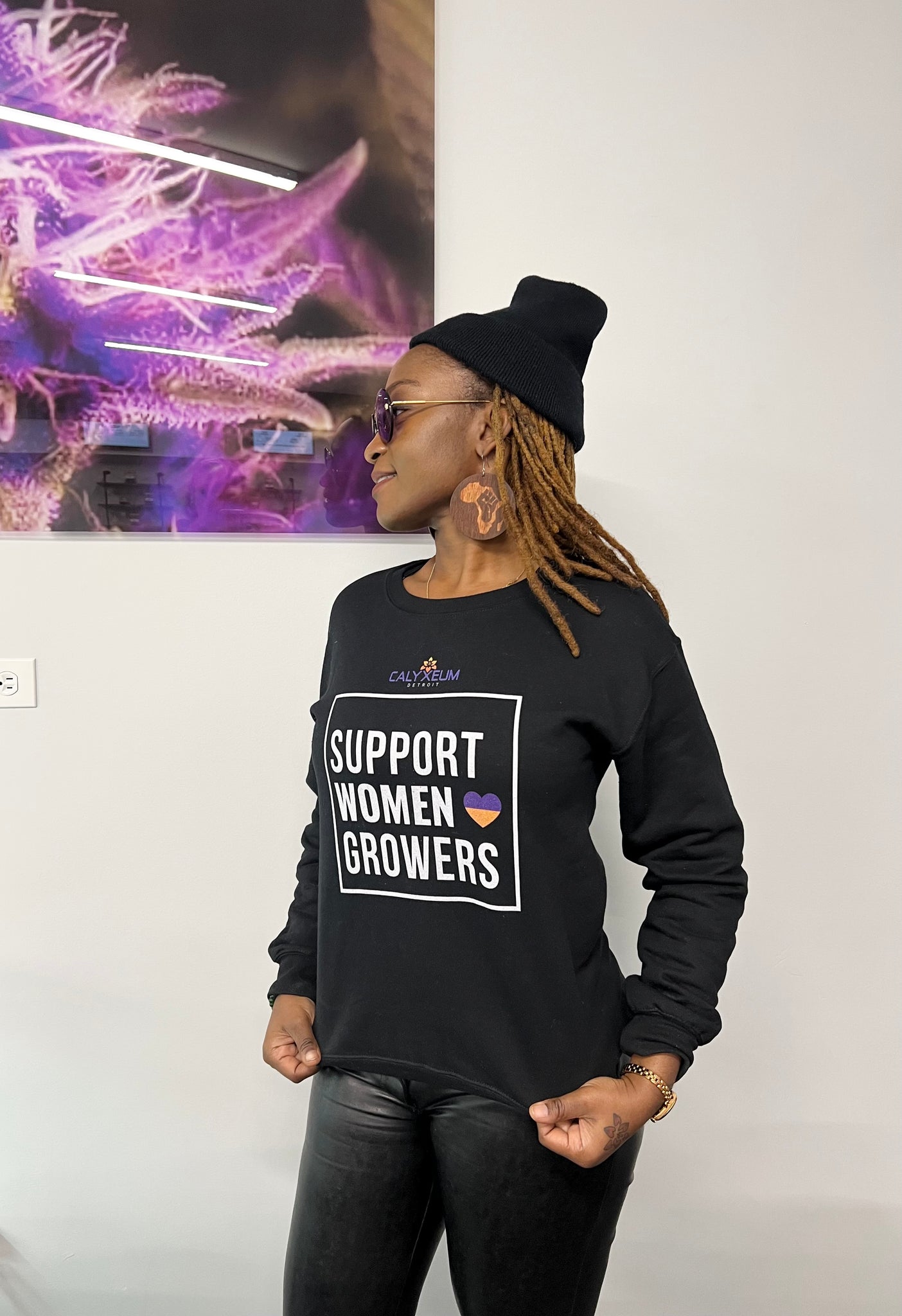 Support Women Growers Sweatshirt-SALE – Calyxeum